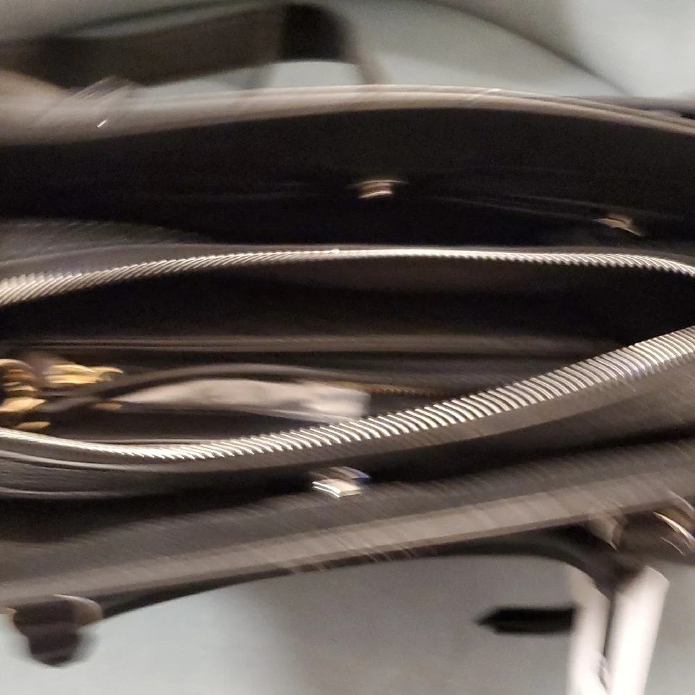 Nine West Elegant Black Purse W Bonus Mini Purse.. - Picture 6 of 15